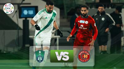 خلاصه بازی ضمک 0-1 الاهلی عربستان