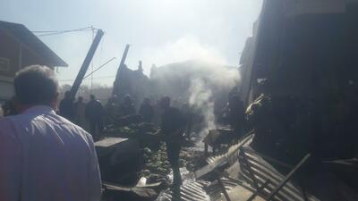  سقوط بالگرد ارتش در درچه اصفهان/ شهادت خلبان و کمک خلبان و ۲ نفر از غرفه‌داران/ اعلام اسامی شهدا