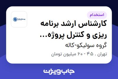  استخدام کارشناس ارشد برنامه ریزی و کنترل پروژه بیزنس لبنی در گروه سولیکو-کاله