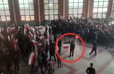  فیلم/ درگیری‌های دانشگاه خواجه نصیر چگونه آغاز شد؟