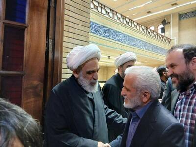  مراسم ترحیم حاج محمد قمی با حضور رئیس جمهور برگزار شد