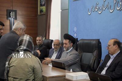  رئیس کل دادگستری فارس پاسخگوی ۸۴ نفر از مراجعان در ملاقات مردمی بود