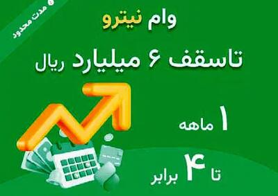  دریافت تسهیلات 600‌میلیونی در طرح «نیترو»