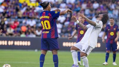  خلاصه بازی رئال مادرید – بارسلونا/ ال‌کلاسیکوی اسطوره‌ها در لس‌آنجلس+ فیلم