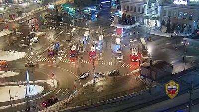  وزارت کشور روسیه ویدئوی انفجار خودرو در نزدیکی ایستگاه ساویولوفسکی منتشر کرد