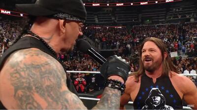  سورپرایز بزرگ آندرتیکر برای ای جی استایلز در شب خداحافظی او از WWE