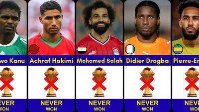  بهترین بازیکنان آفریقایی که فاتح جام ملت‌های آفریقا نشدند؛ با حضور صلاح، دروگبا، اوبامیانگ و اشرف حکیمی