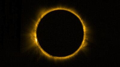  ثبت نخستین خورشیدگرفتگی ۲۰۲۶ از فضا با تصویر «حلقه آتش»