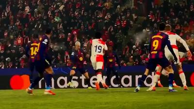  گل تماشایی اولمو مقابل اسلاویا‌پراگ از نمایی متفوات