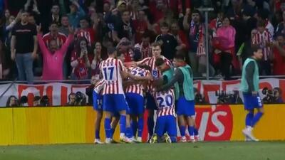  گل سوم اتلتیکومادرید به کلوب بروژ توسط سورلوث