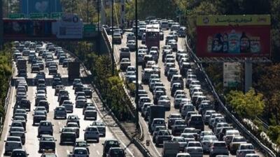  آخرین وضعیت ترافیک بزرگراه‌ها و معابر تهران