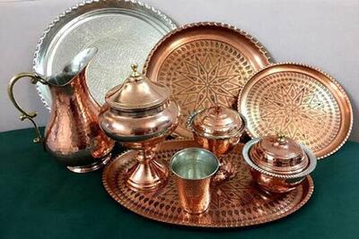  ایده جالب برای تمیز کردن ظروف مسی