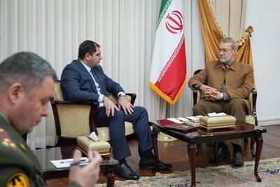  دیدار لاریجانی با وزیر دفاع ارمنستان