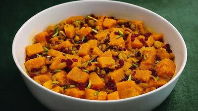  این خوراک کدو حلوایی ارزان جایگزین قطعی مرغ و گوشت توی سفره منه