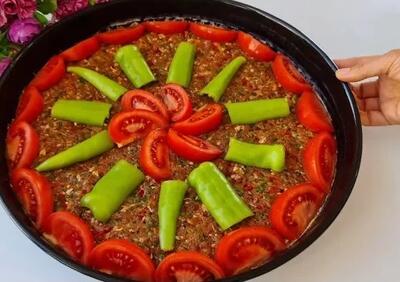  یک ایده جدید برای شام و ناهار با سیب زمینی و گوشت چرخ کرده؛ غذای ساده و خوشمزه