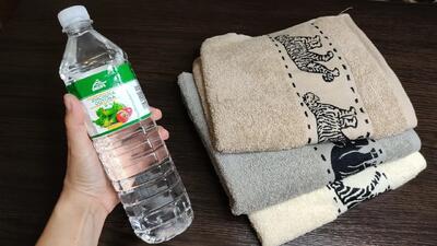  حوله هایتان را در سرکه خیس کنید، مثل روز اول نرم و خوشبو می شوند !