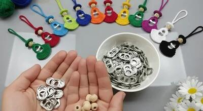  من با استفاده از مهره های چوبی ساخته شده از قوطی های حلبی، یه ایده بامزه و کاربردی به ذهنم رسید!