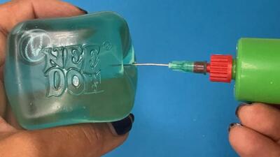  نحوه ساخت اسلایم ژله ای با یک عدد صابون و سرنگ