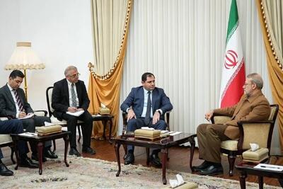  دیدار مهم لاریجانی با وزیر دفاع ارمنستان + عکس