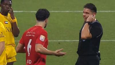  گل اول شباب الاهلی به الوصل (سعید عزت اللهی)