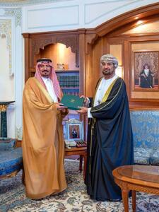  پیام پادشاه عربستان به سلطان عمان