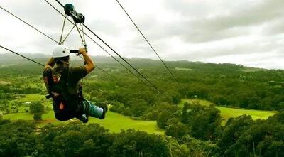  زیپ لاین کرمانشاه راه‌اندازی شد