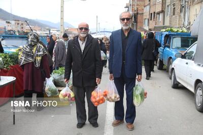 بازار محلی شهر زیراب - سوادکوه