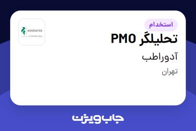  استخدام تحلیلگر PMO در آدوراطب