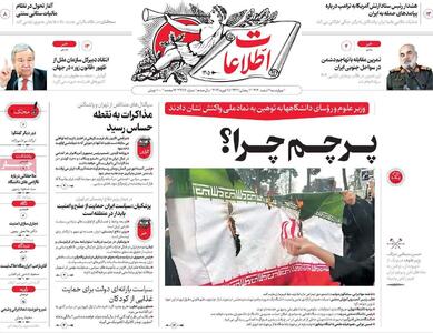  صفحه اول روزنامه های 4شنبه 6 اسفند 1404/ مذاکران 5شنبه، در صدر تحلیل ها