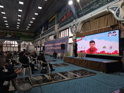  یادبود شهید مدافع امنیت «امیرعلی لطیفی» در رشت برگزار شد
