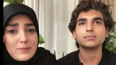  فیلم گریه های ستاره سادات قطبی برای پسرش از شوهر اولش/ امیرعلی: به مامانم افتخار میکنم، آقا شهرام شکیبا رو به اندازه پدرم دوسش دارم