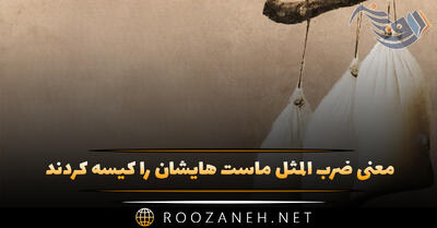  معنی ضرب المثل ماست هایشان را کیسه کردند + حکایت زیبا