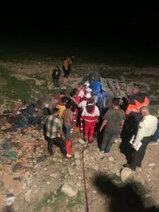  واژگونی وانت نیسان در جاده ابوالحیات –قائمیه یک کشته برجا گذاشت