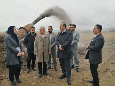 آغاز لایروبی حوضچه آرامش بندر کاسپین