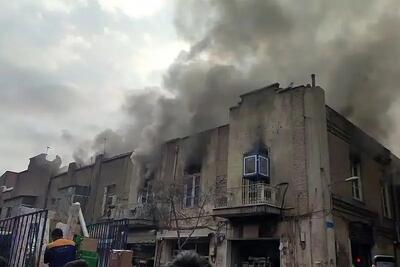  گراند هتل در آتش سوخت