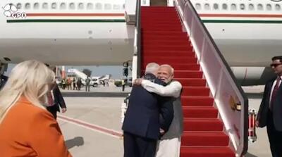  تصاویر استقبال نتانیاهو از نخست وزیر هند