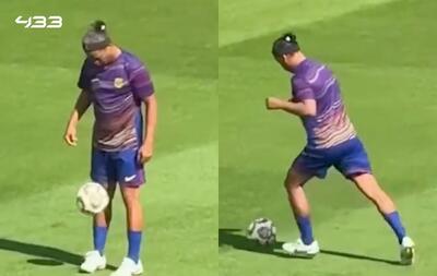  رونالدینیو حرکت کلیپ معروف نایکی خود را تکرار کرد