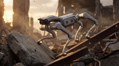  معرفی سگ رباتیک پیشرفته‌ As2 که ۶۵ کیلوگرم بار حمل می‌ کند + ویدیو