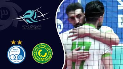  خلاصه والیبال پاس گرگان 3 - استقلال گنبد 0