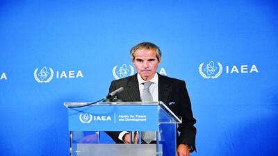  گروسی در راه ژنو