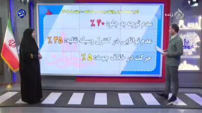  عواملی که باعث تصادفات فوتی پایتخت شده است + فیلم