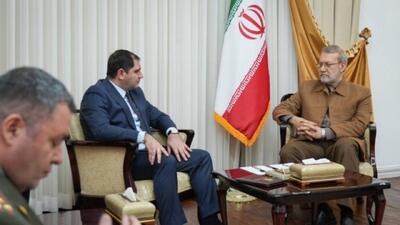 تاکید بر رعایت حاکمیت ملی کشور‌ها در دیدار لاریجانی و وزیردفاع ارمنستان