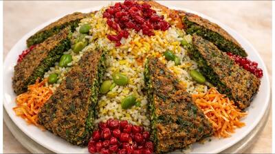  وقتی گوشت نداری ، این باقالی پلو بینظیرو درست کن !