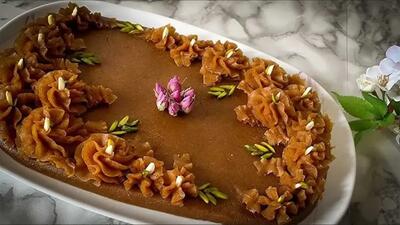  طرز تهیه حلوای اوماج با عطر و بوی خاص؛ مخصوص سفره‌های افطار