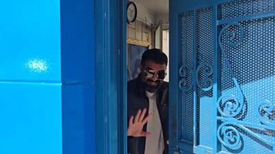  لحظه ورود میلاد میداوودی به باشگاه استقلال برای عقد قرارداد