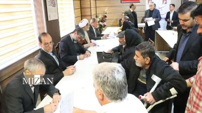  میز ارائه خدمت مدیران قضایی استان آذربایجان غربی به ایثارگران و جانبازان و خانواده‌های معظم شهدا برگزار شد