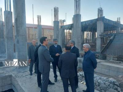  رئیس کل دادگستری آذربایجان غربی از محل پروژه طرح توسعه دادسرای میاندوآب بازدید کرد