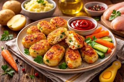  طرز تهیه غذای انگشتی سیب‌زمینی و مرغ برای کودک (بدون قاشق، مخصوص ۶ تا ۲۴ ماه)