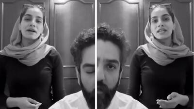  فیلم آواز احساسی /  دختر جوان کنار استاد معروفش دلم را لرزاندی رو همخوانی کرد و رفت