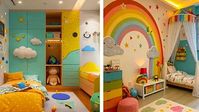  دکوراسیون شاد و فانتزی اتاق کودک؛ 15 روش برای خلق فضایی رویایی